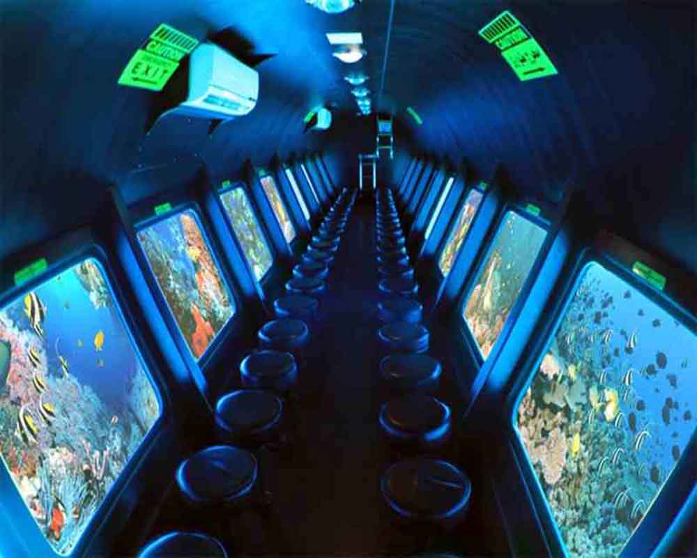 Glass Boat , Tube Boat Riding & Parasailing